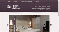 Desktop Screenshot of dimoradellarovere.com
